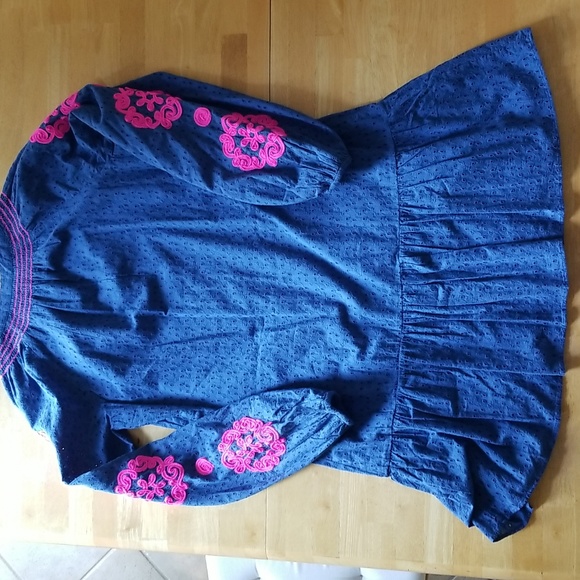 Lilly Pulitzer Lucee Dress, Oyster Bay Navy Bayside Eyelet, Size S Small - Picture 12 of 13